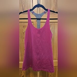 Nike Dry Fit Razor Back Top with Shelf Bra Size XL
